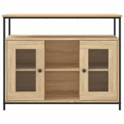 Sideboard Sonoma-Eiche 100x35x80 cm Holzwerkstoff