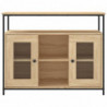 Sideboard Sonoma-Eiche 100x35x80 cm Holzwerkstoff