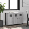 Sideboard Grau Sonoma 100x35x70 cm Holzwerkstoff