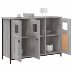 Sideboard Grau Sonoma 100x35x70 cm Holzwerkstoff