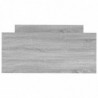 Bettgestell Grau Sonoma 100x200 cm Holzwerkstoff