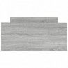 Bettgestell Grau Sonoma 90x190 cm Holzwerkstoff