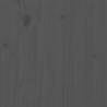 Massivholzbett Kiefer 90x190 cm Grau