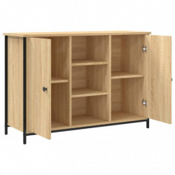 Sideboard Sonoma-Eiche 100x35x70 cm Holzwerkstoff