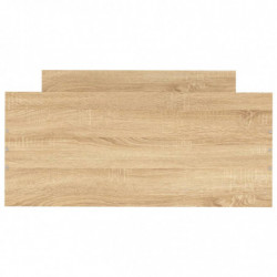 Bettgestell Sonoma-Eiche 90x200 cm Holzwerkstoff