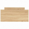Bettgestell Sonoma-Eiche 90x190 cm Holzwerkstoff