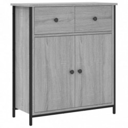 Sideboard Grau Sonoma 70x30x80 cm Holzwerkstoff