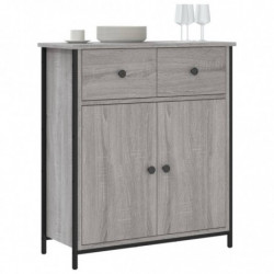 Sideboard Grau Sonoma 70x30x80 cm Holzwerkstoff