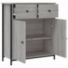 Sideboard Grau Sonoma 70x30x80 cm Holzwerkstoff