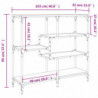 Konsolentisch Grau Sonoma 103x32x95 cm Holzwerkstoff