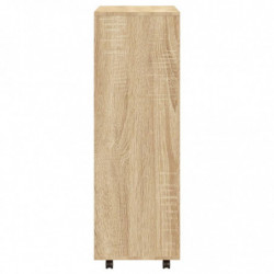 Kleiderschrank Sonoma-Eiche 80x40x110 cm Holzwerkstoff