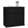 Sideboard Schwarz 70x35,5x67,5 cm Holzwerkstoff