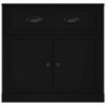 Sideboard Schwarz 70x35,5x67,5 cm Holzwerkstoff