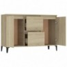 Sideboard Sonoma-Eiche 104x35x70 cm Spanplatte