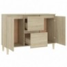 Sideboard Sonoma-Eiche 103,5x35x70 cm Spanplatte