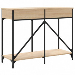 Konsolentisch Sonoma-Eiche 100x39x78,5 cm Holzwerkstoff