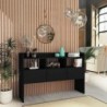 Sideboard Schwarz 105x30x70 cm Spanplatte