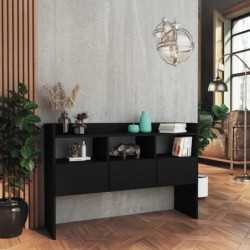 Sideboard Schwarz 105x30x70 cm Spanplatte