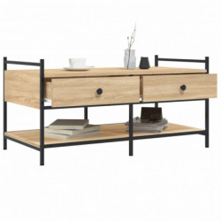 Couchtisch Sonoma-Eiche 99x50x50 cm Holzwerkstoff