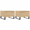 Couchtische 2 Stk. Sonoma-Eiche 50x46x35 cm Holzwerkstoff