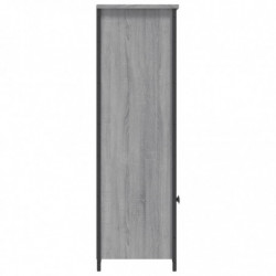 Highboard Grau Sonoma 62x32x103,5 cm Holzwerkstoff