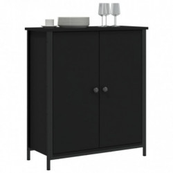 Sideboard Schwarz 70x30x80 cm Holzwerkstoff