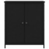 Sideboard Schwarz 70x30x80 cm Holzwerkstoff