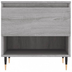 Couchtische 2 Stk. Grau Sonoma 50x46x50 cm Holzwerkstoff