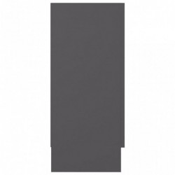 Sideboard Grau 120x30,5x70 cm Spanplatte