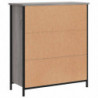 Sideboard Grau Sonoma 70x30x80 cm Holzwerkstoff