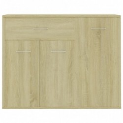 Sideboard Sonoma-Eiche 88×30×70 cm Spanplatte