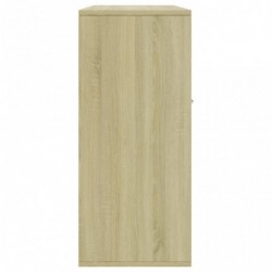 Sideboard Sonoma-Eiche 88×30×70 cm Spanplatte