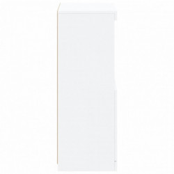 Sideboard mit LED-Beleuchtung Weiß 41x37x100 cm