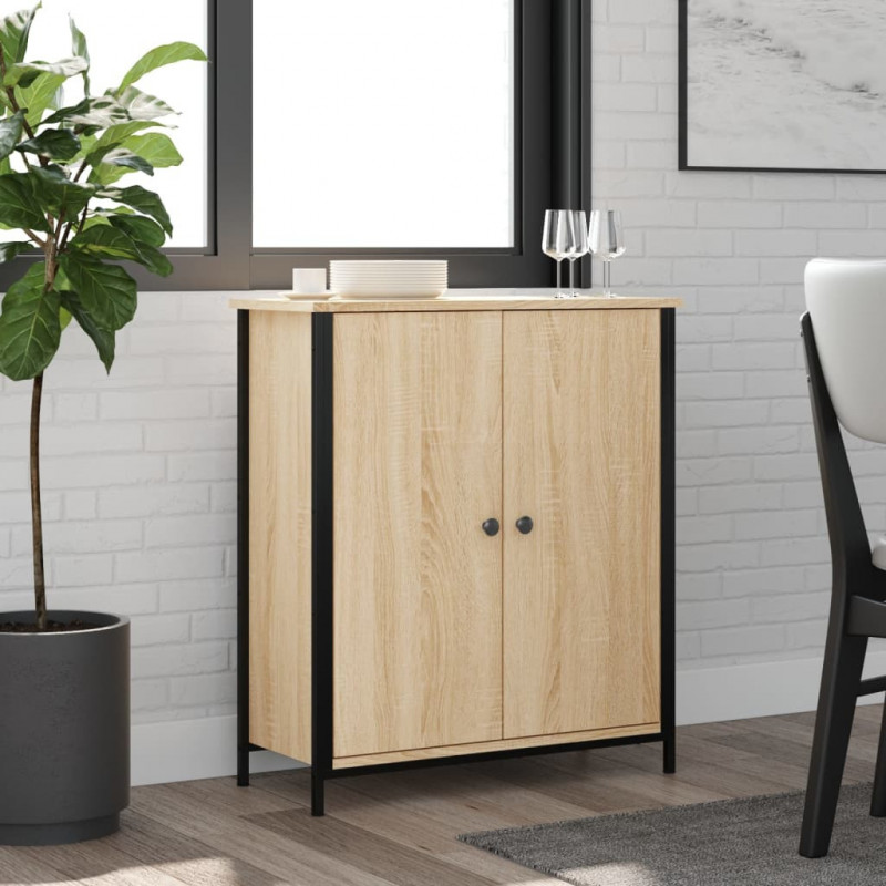 Sideboard Sonoma-Eiche 70x30x80 cm Holzwerkstoff