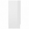 Sideboard Hochglanz-Weiß 120x30,5x70 cm Spanplatte