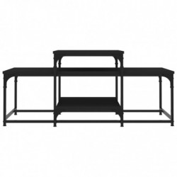 Couchtisch Schwarz 102x60x45 cm Holzwerkstoff