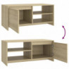 Couchtisch Sonoma-Eiche 102x50x45 cm Holzwerkstoff