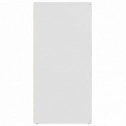 Sideboard Weiß 80x36x75 cm Spanplatte