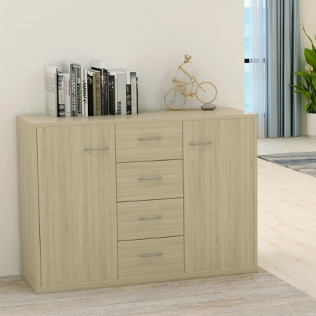 Sideboard Sonoma-Eiche 88 x 30 x 65 cm Spanplatte