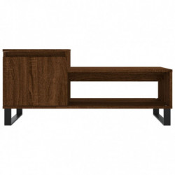 Couchtisch Braun Eichen-Optik 100x50x45 cm Holzwerkstoff