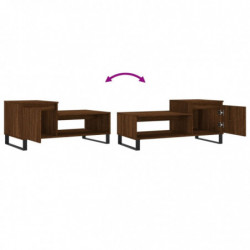 Couchtisch Braun Eichen-Optik 100x50x45 cm Holzwerkstoff