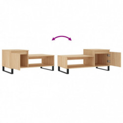 Couchtisch Sonoma-Eiche 100x50x45 cm Holzwerkstoff