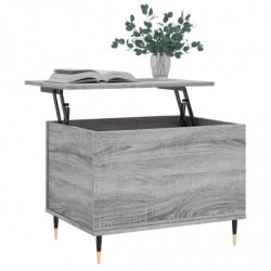 Couchtisch Grau Sonoma 60x44,5x45 cm Holzwerkstoff