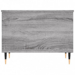 Couchtisch Grau Sonoma 60x44,5x45 cm Holzwerkstoff