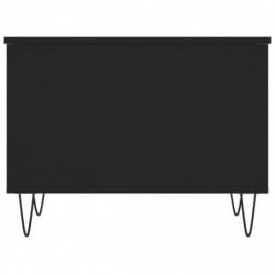 Couchtisch Schwarz 60x44,5x45 cm Holzwerkstoff