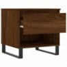 Couchtisch Braun Eichen-Optik 50x46x50 cm Holzwerkstoff