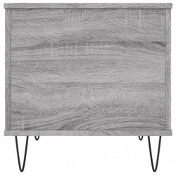 Couchtisch Grau Sonoma 60x44,5x45 cm Holzwerkstoff