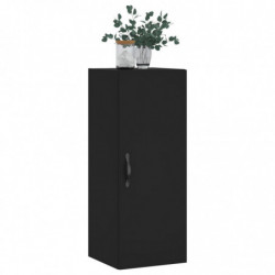 Wandschrank Schwarz 34,5x34x90 cm Holzwerkstoff