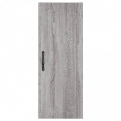 Wandschrank Grau Sonoma 34,5x34x90 cm Holzwerkstoff