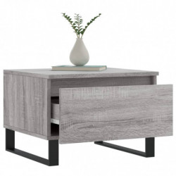 Couchtisch Grau Sonoma 50x46x35 cm Holzwerkstoff